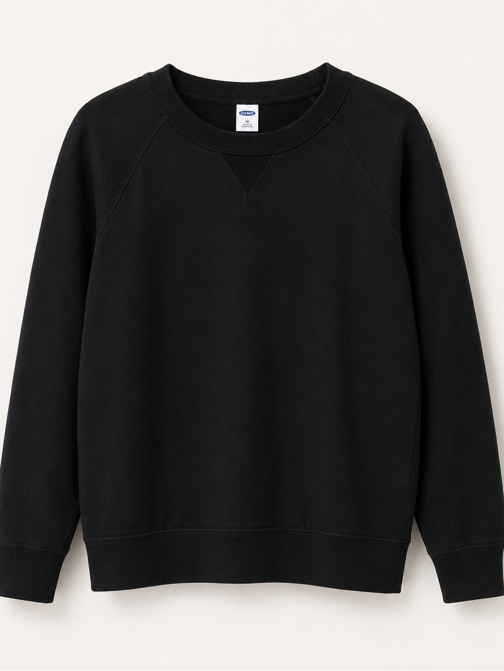 Old Navy Black Crewneck Sweatshirt — Size M 🖤